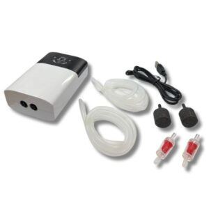 Sobo SB-268 Mini AC DC Akvaryum Hava Motoru | Çift Çıkışlı, Kompakt, Güçlü Oksijen Desteği