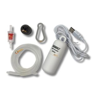 Sobo AR-02 USB Şarjlı Akvaryum Hava Motoru | Sessiz, Taşınabilir, Güvenilir Oksijen Desteği