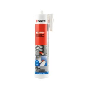 WÜRTH High Tack Yapıştırıcı 290 ml Beyaz – Süper Hızlı Kuruyan MS Turbo Yapıştırıcı