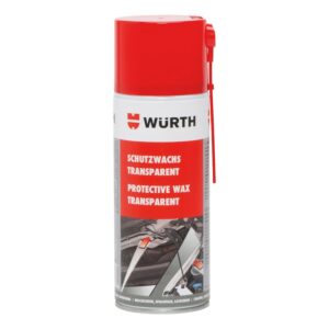 WÜRTH Koruyucu Mum Sprey 400 ml – Şeffaf, Su İtici ve Korozyon Önleyici