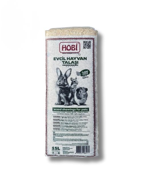 Hobi Evcil Hayvan Talaşı 15L – Doğal, Tozsuz ve Yüksek Emicilik Gücü - Görsel 3