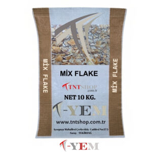 T-YEM Mix Flake 10 Kg – Mısır ve Arpa Ezme Flake Yem