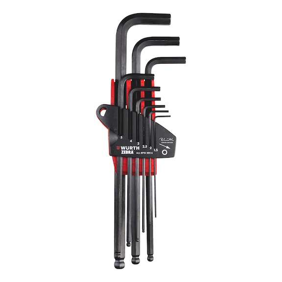 WÜRTH RW Edition Allen Anahtar Seti 9 Parça – Profesyonel ZEBRA Kalitesi - Görsel 4