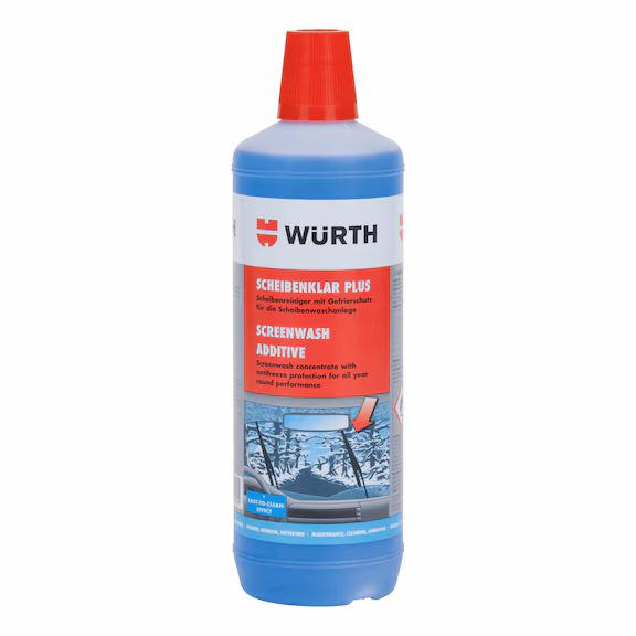 WÜRTH Dört Mevsim Cam Temizleme Suyu 1 LT – Antifrizli Güçlü Temizlik - Görsel 3