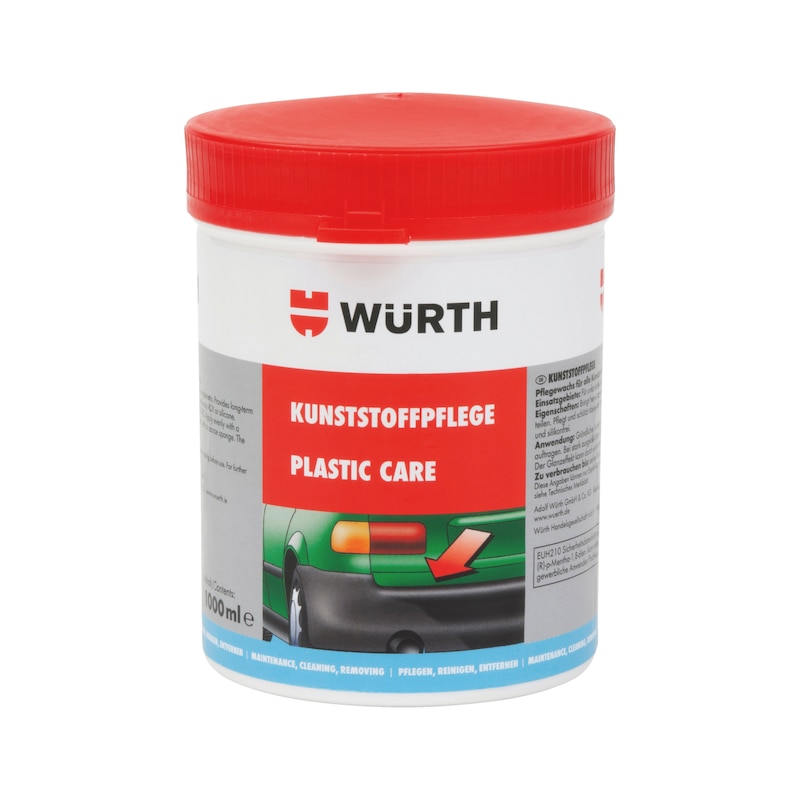 WÜRTH Dış Plastik ve Tampon Parlatıcı 1LT – Matlaşmış Plastiklere Yenileyici Bakım ve Koruma