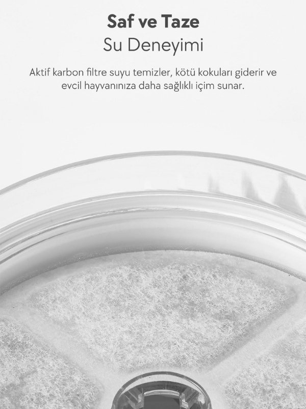 Dogness D09 Akıllı Otomatik Su Pınarı 2.2 L Beyaz – Evcil Dostlar İçin Taze ve Sağlıklı Su - Görsel 3
