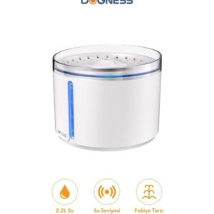Dogness D09 Akıllı Otomatik Su Pınarı 2.2 L Beyaz – Evcil Dostlar İçin Taze ve Sağlıklı Su