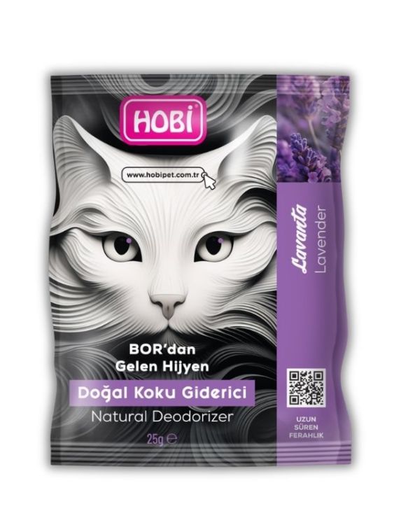 Hobi Lavantalı Doğal Toz Koku Giderici 25 Gr x 15 – Bor Mineralli, Güvenli ve Etkili Çözüm - Görsel 2