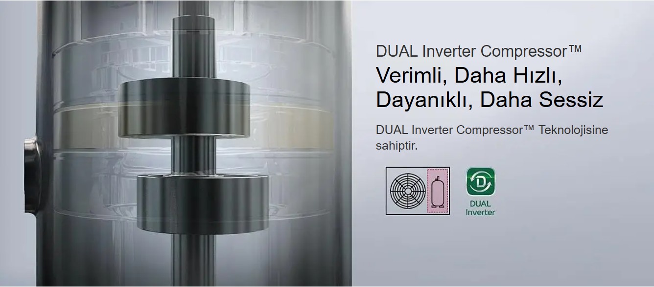 LG Dualcool Plus PC24SQ 24000 BTU A++ Inverter Klima – Akıllı Wi-Fi Kontrol ve Enerji Tasarrufu - Görsel 7