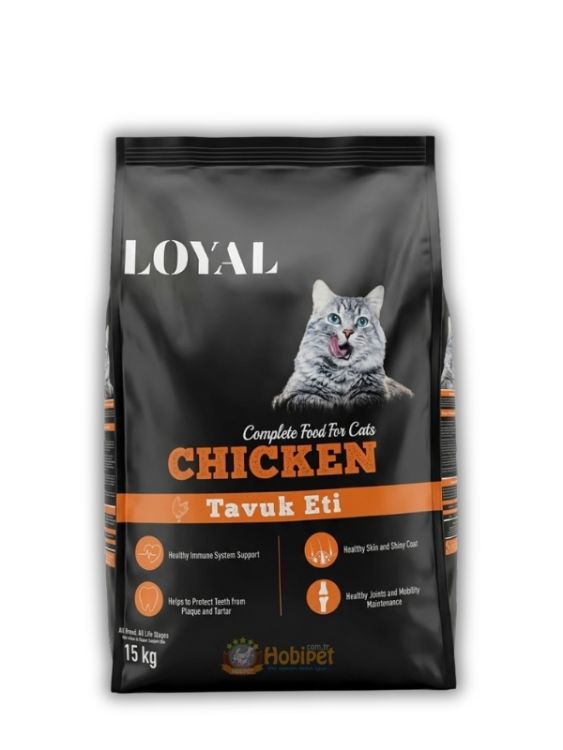 Loyal Tavuk Etli Yetişkin Kedi Maması 15 Kg – Dengeli Beslenme ve Yüksek Lezzet