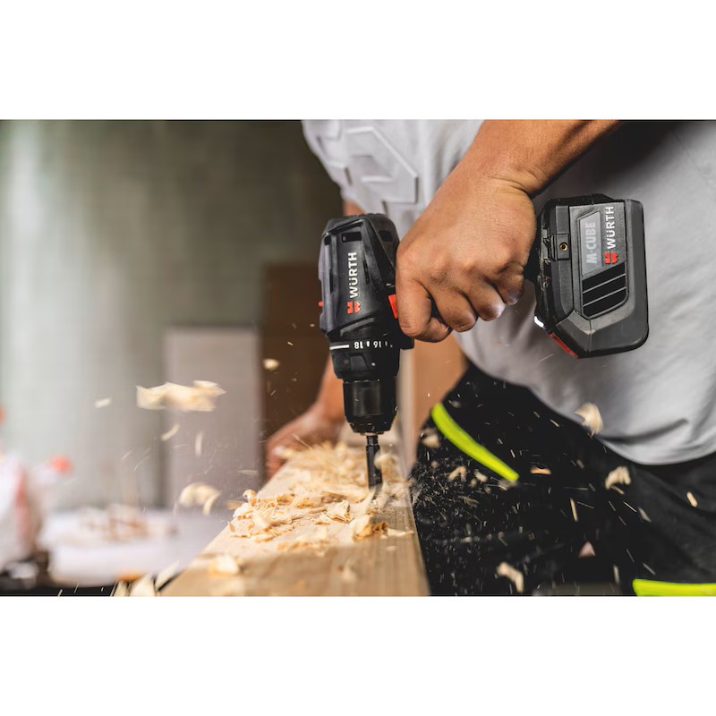 WÜRTH Akülü Matkap ve Vidalama Makinesi (ABS18 Compact) 2x5Ah – Güçlü ve Profesyonel Performans - Görsel 8