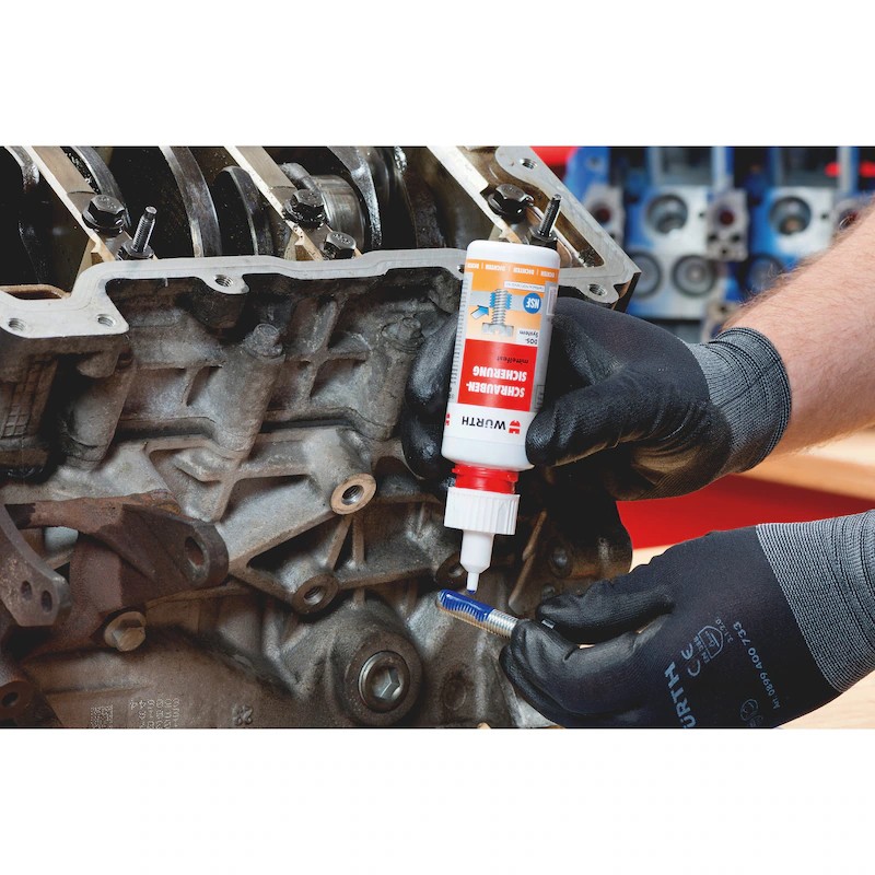 WÜRTH DOS Orta Derece Cıvata Sabitleyici 50 g – Tek Elle Dozajlama ve Güçlü Sabitleme - Görsel 5