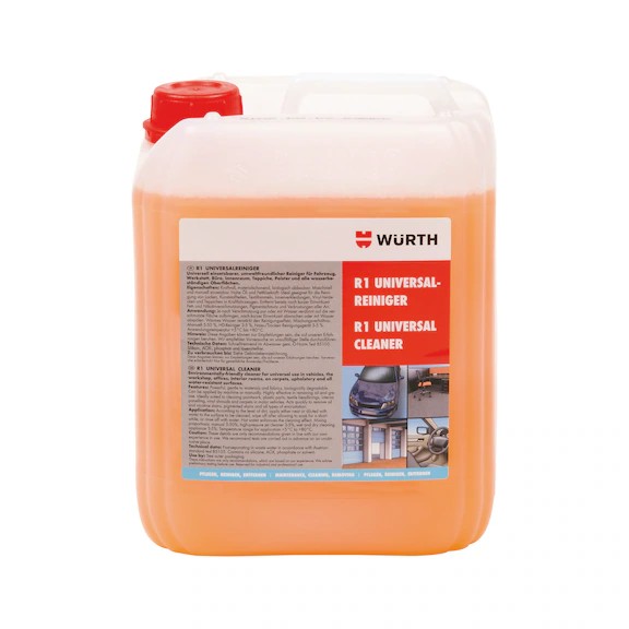 WÜRTH R1 Üniversal Temizleyici 5LT – Güçlü, Çevre Dostu Çok Amaçlı Temizlik Çözümü