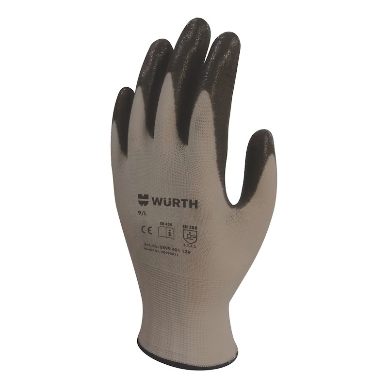 Würth İş Güvenliği Mekanikçi Eldiven – EN 388 Standartlarına Uygun Dayanıklı Koruma