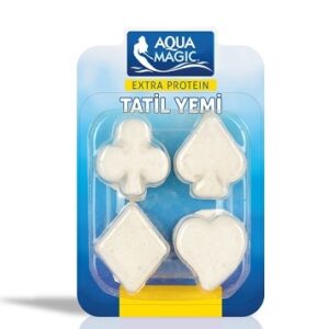 Aqua Magic Balık Tatil Yemi 4’lü | Tropikal Süs Balıkları İçin Tatil Besini