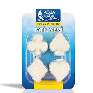 Aqua Magic Balık Tatil Yemi 4’lü | Tropikal Süs Balıkları İçin Tatil Besini