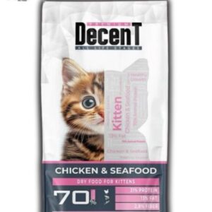 Decent Kitten Tavuklu ve Balıklı Yavru Kedi Maması 15 Kg – Sağlıklı ve Dengeli Beslenme