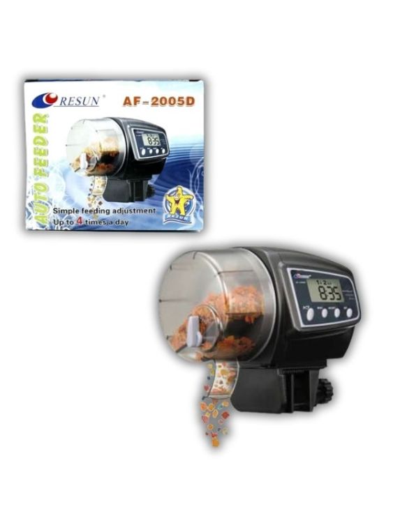 Resun Dijital Otomatik Yemleme Makinesi 100-AF2005D | Akvaryum Balıkları İçin Hassas Yemleme