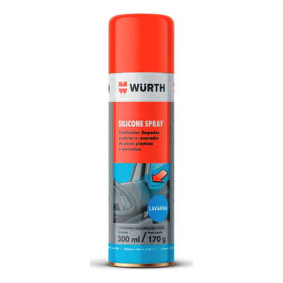 WÜRTH Silikon Sprey Finisher 300ML – Plastik ve Kauçuk Koruma