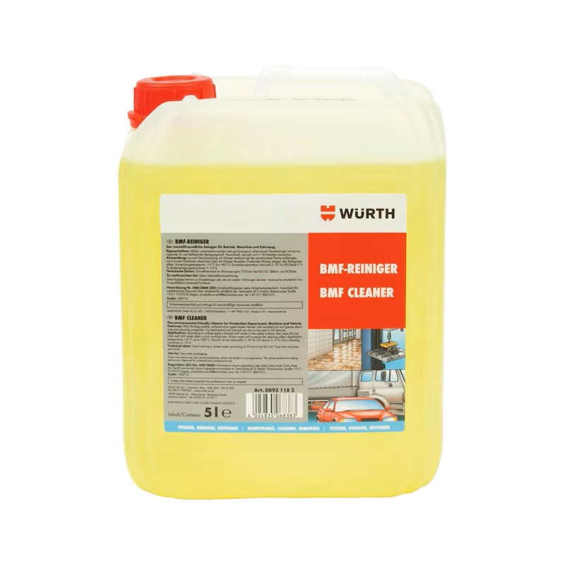 WÜRTH Atölye Temizleyici BMF 5 LT | Çevre Dostu Çok Amaçlı Temizlik Çözümü