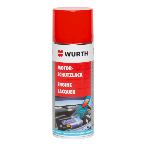 WÜRTH Motor Koruma Cilası 400ml | Parlak Görünüm, Korozyon Önleyici, Profesyonel Koruma