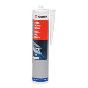 WÜRTH Konstrüksiyon Yapıştırıcı-Sızdırmaz Power Beyaz 300ML – Hibrit, UV Dayanımlı ve NSF Onaylı