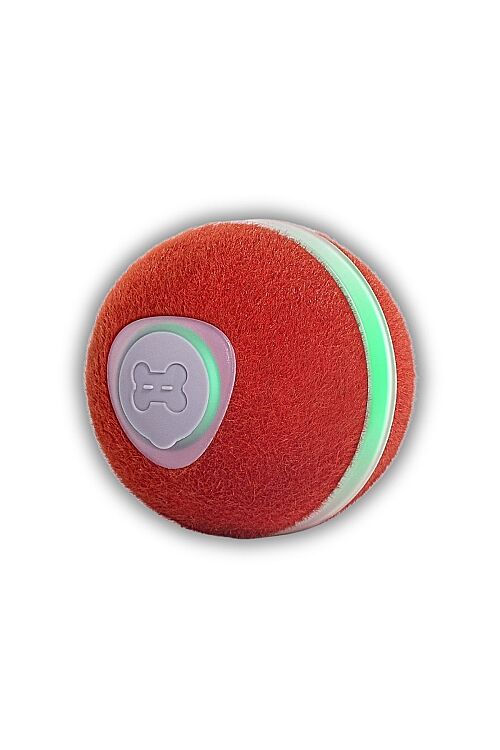 Cheerble Wicked Ball M3 Kırmızı (CWQ02-R)| Şarjlı, Işıklı ve Sessiz İnteraktif Kedi Oyuncağı