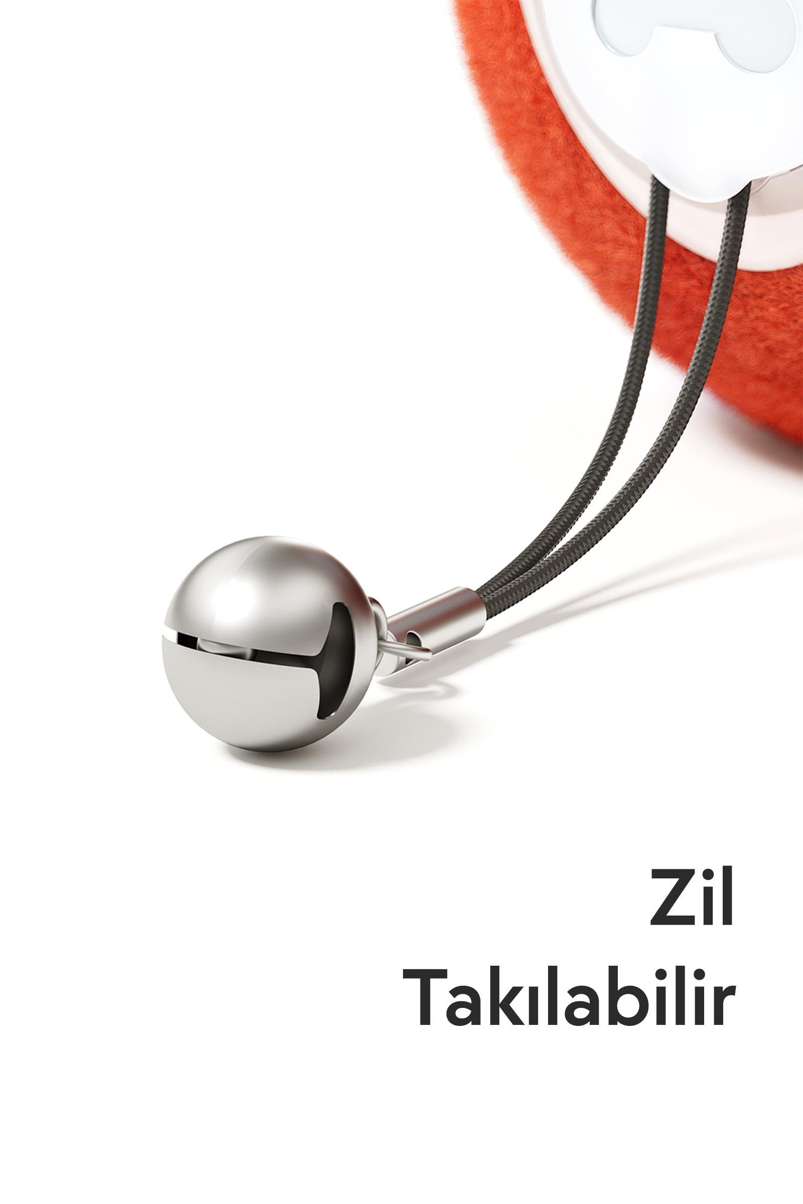 Cheerble Wicked Ball M3 Kırmızı (CWQ02-R)| Şarjlı, Işıklı ve Sessiz İnteraktif Kedi Oyuncağı - Görsel 5