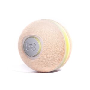 Cheerble Wicked Ball M3 Krem (CWQ02-CR)| Şarjlı, Işıklı ve Sessiz İnteraktif Kedi Oyuncağı