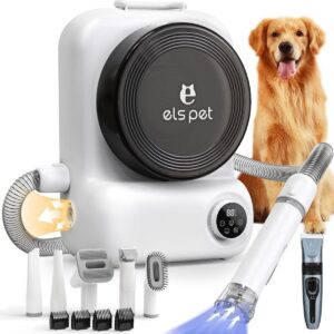 Els Pet Kedi Köpek Tıraş Makinesi (ELS-4392) | 5’i 1 Arada Vakumlu Bakım Çözümü