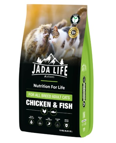 Jada Life Tavuklu ve Balıklı Yetişkin Kedi Maması 12 KG - Dengeli Beslenme ve Sağlıklı Tüy Desteği - Görsel 3