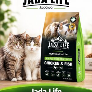 Jada Life Tavuklu ve Balıklı Yetişkin Kedi Maması 12 KG - Dengeli Beslenme ve Sağlıklı Tüy Desteği
