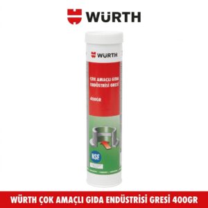 WÜRTH Çok Amaçlı Gıda Endüstrisi Gresi 400 gr - NSF H1 Gıda Uyumlu Çok Amaçlı Gres